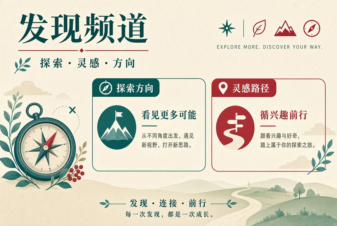 发现频道与阅读路线
